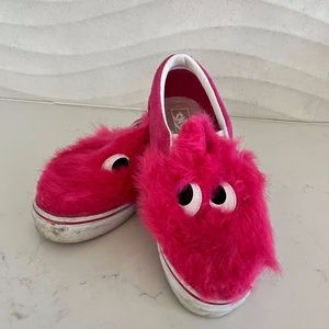 Vans Fuzzy Monster Slip Ons